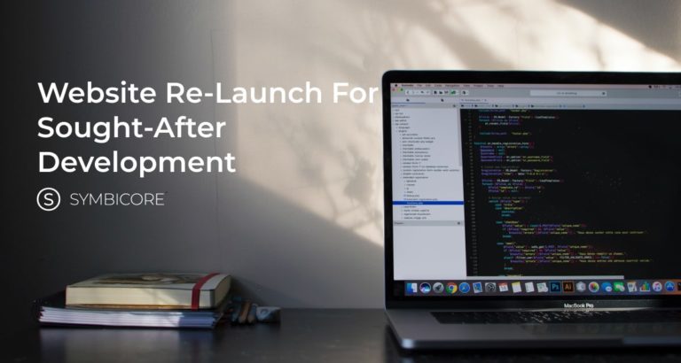 Website re-launch for sought-after development